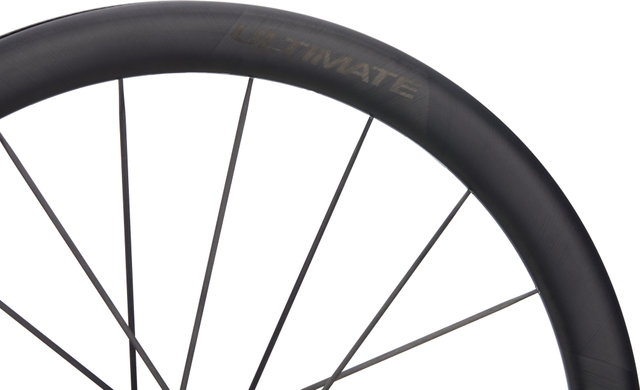 Mavic Cosmic Ultimate 45 Disc Center Lock 23 mm 28" Carbon Laufradsatz - schwarz/Shimano Road/100 mm/142 mm/28"