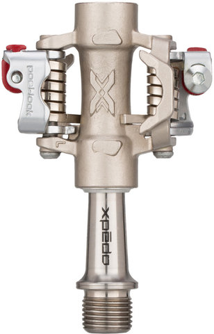 M-Force 8 Ti Klickpedale - silber/universal