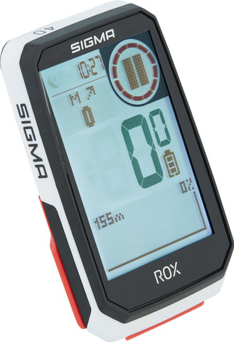 Sigma ROX 4.0 Bike Computer Rear Wheel Set - white