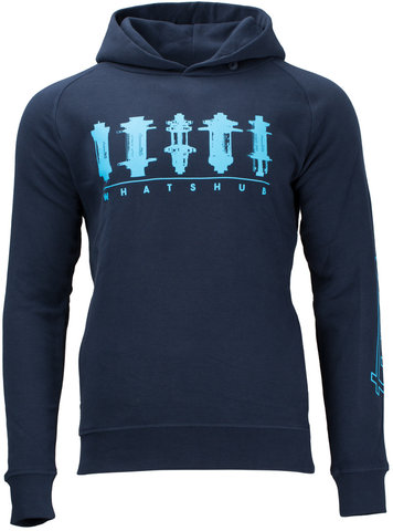 Pullover à Capuche Whats Hub Hoodie - bleu foncé/M