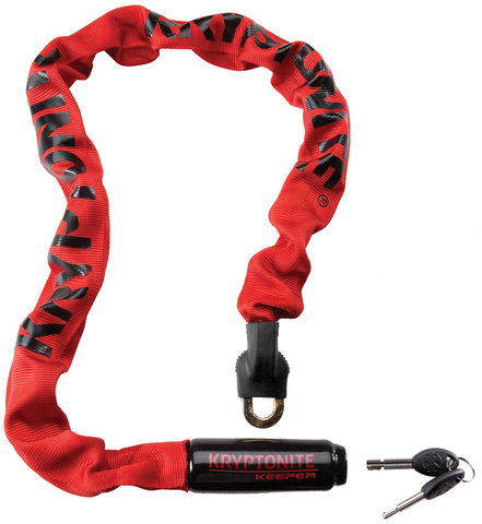 Kryptonite Candado de cadena Keeper 785 - rojo/85 cm