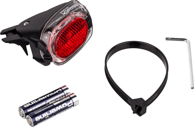 busch+müller Lampe Arrière à LED Secula Permanent (StVZO) - transparent-rouge/fixation aux haubans