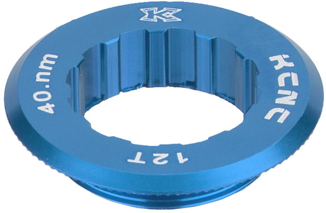 KCNC Bague d'Arrêt Lock Ring pour Cassettes Campagnolo 10 vitesses - blue/12 dents