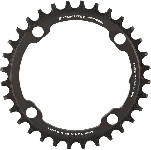 Kettenblatt ONE 104, 4-Arm, 104 mm Lochkreis - schwarz/32 Zähne