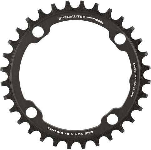 TA Kettenblatt ONE 104, 4-Arm, 104 mm Lochkreis - schwarz/32 Zähne