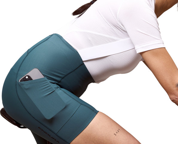 Endura Culotes Cortos con Tirantes Loop para Damas - teal | M