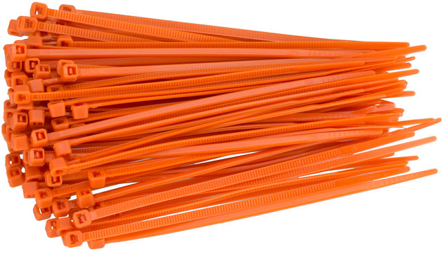 3min19sec Bridas de cable 2,5 x 98 mm - 100 unidades - naranja/2,5 x 98 mm