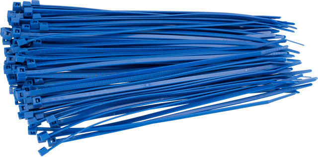 3min19sec Bridas de cable 3,6 x 200 mm - 100 unidades - azul/3,6 x 200 mm