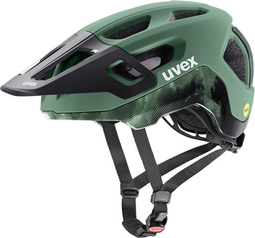 uvex casque react MIPS - moss green-black mat | 56 - 59 cm