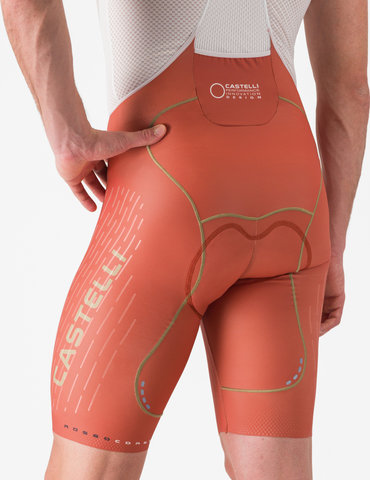 Castelli Free Aero Race S Kit Bib Short Trägerhose - paprika elmwood | M