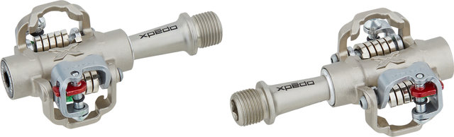 Xpedo Pedales de clip M-Force 8 CR - plata
