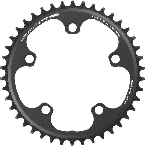 Plato ONE 110, 5 brazos, círculo de agujeros de 110 mm - negro/42 dientes
