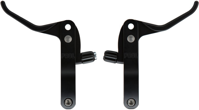 PAUL Cross Lever Inline Brake Lever Set - black/set (front + rear) / 31.8 mm