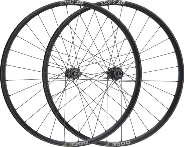DT Swiss Set de Roues E 1900 SPLINE 30 Boost Disc 6 trous 27,5" - noir/Shimano VTT/Boost/148 mm/110 mm/Boost/27,5" (650B)/110 mm/Shimano MTB/110 mm/148 mm