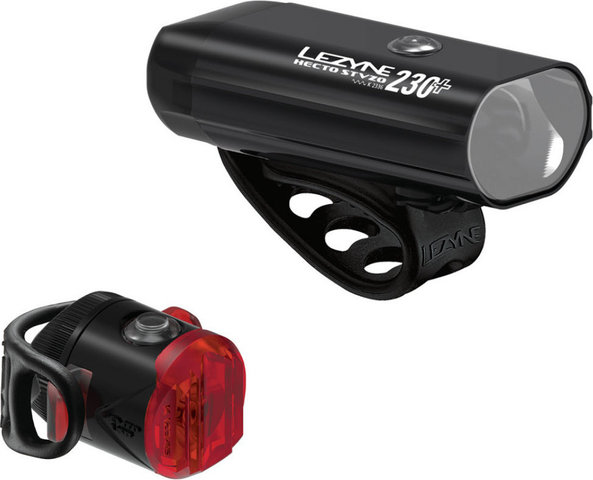 Lezyne Juego de Luces Hecto 230+ Femto con Homologación StVZO - negro