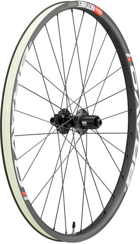 NoTubes ZTR Bravo Team Disc 6-Loch 27.5" Carbon Wheelset - black-white/27.5" set (front 15x100 + rear 12x142) Shimano