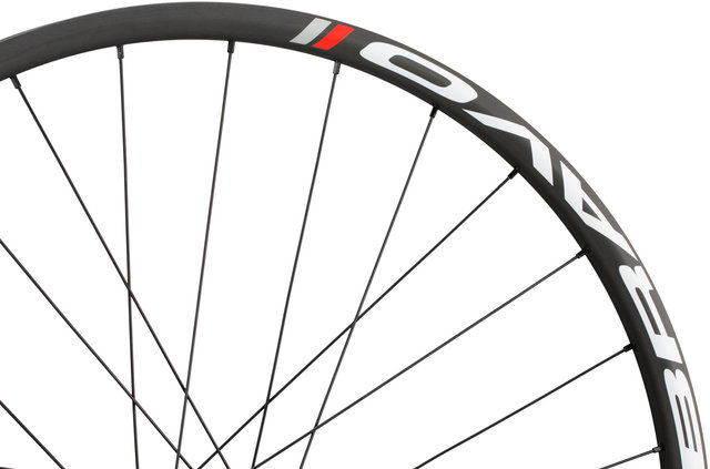 NoTubes Set de Roues en Carbone ZTR Bravo Team Disc 6 trous 27,5" - black-white/Set de 27,5" (avant 15x100 + arrière 12x142) Shimano