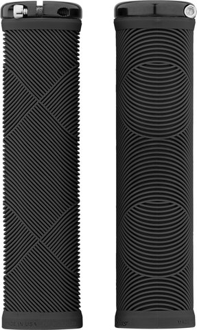Lizard Skins Puños Strata Lock-On - jet black/135 mm