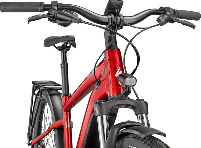 Specialized Turbo Vado 4.0 27.5" E-Touring Bike - red tint-silver reflective | 27.5" (650B) | M