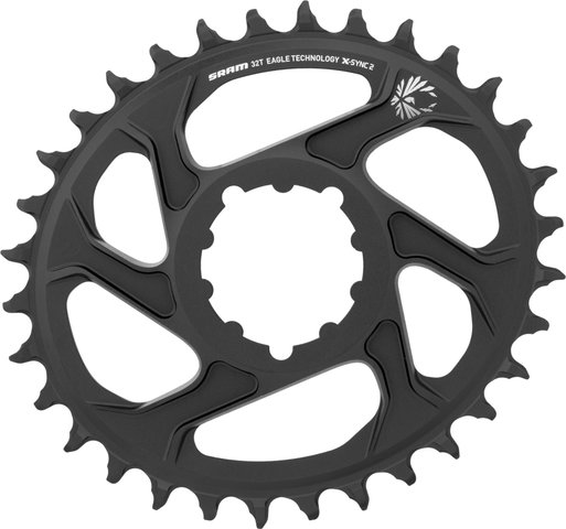 SRAM Oval X-Sync 2 Direct Mount 6 mm Chainring for X01/XX1/GX Eagle - black/32 