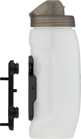 FIDLOCK TWIST bike base Flaschenhaltesystem mit Trinkflasche 590 ml - transparent-weiß/590 ml