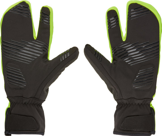 GripGrab Gants Ride Windproof Deep Winter Lobster - yellow hi-vis/M
