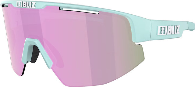 Bliz Lunettes de sport Matrix Small - matte pastel mint/brown-rose