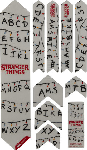 All Mountain Style Stranger Things Frame Guard Extra Frame Protection Stickers - lightbulbs black