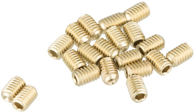 HT Pins de repuesto M4, acero, 6 mm para X1 / X2 / T1 - gold/acero
