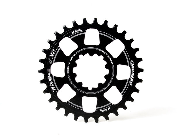 Chromag Plato Sequence SRAM X-Sync Direct Mount Boost - black/30 dientes