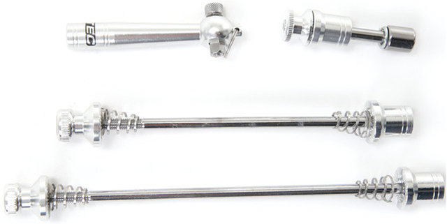 CONTEC SQR Select+ Locking Skewer Set for FW, RW and Seatpost - rocket silver/set (front+rear)