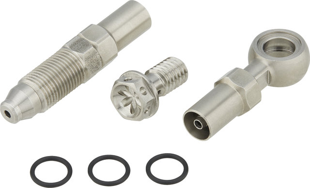Trickstuff Banjo Hose Connection Set 5 mm - silver
