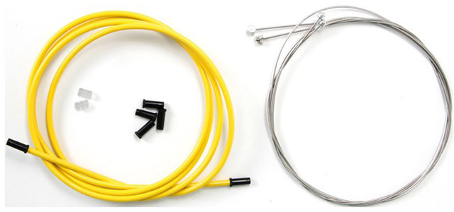 CONTEC Stop + Brake Cable Set - neoyellow/universal
