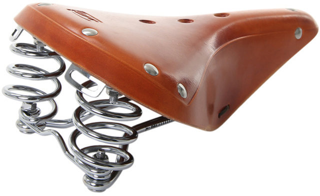 Classic Exclusive Touring Saddle with Springs - honey/universal