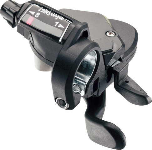 microSHIFT Manetas de Cambios Mezzo Thumb-Tap de 3 × 8 Velocidades - black