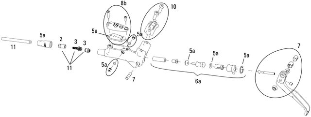 Avid Spare Code 5 Brake Lever (2008-2010) - 3/universal