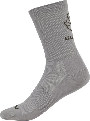 Northwave Chaussettes Sunday Monday - light grey-forest green/40 - 43