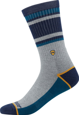 Fasthouse Boardwalk Performance Crew Socks - heather gray/43 - 46