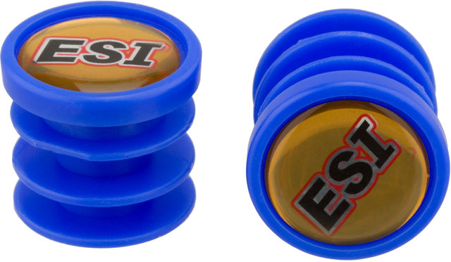 ESI Tapones de manillar Bar Plugs - blue/universal