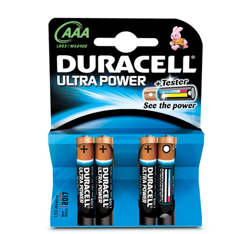 Alkaline Battery AAA LR03 Ultra Power - 4 Pack - universal/universal