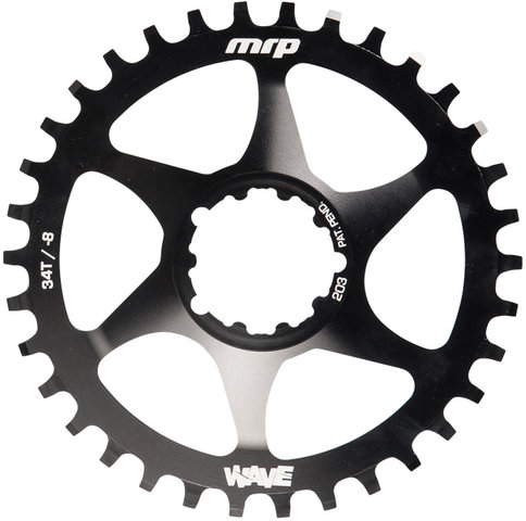 Wave Ring Direct Mount GXP Chainring - black/34 tooth