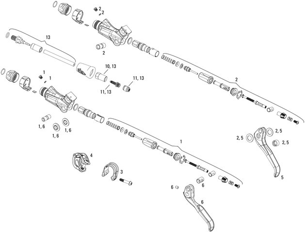 Avid Ersatzteile Elixir 9 Bremshebel - 1/universal