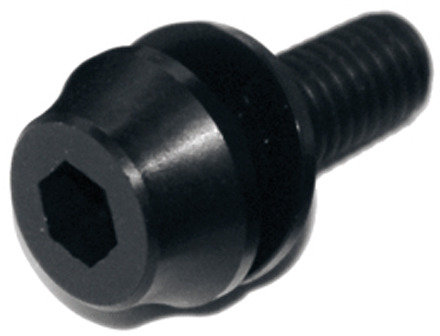 M5x14 Aluminium Bolt for Bottle Cage Mounts - black/M5x14