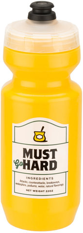 Must Go Hard Drink Bottle 650 ml - yellow/650 ml