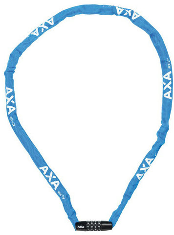 Axa Rigid RCC 120 Code Chain Lock - blue/120 cm