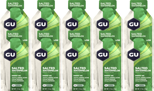 GU Energy Labs Energy Gel - 10 pièces - salted watermelon