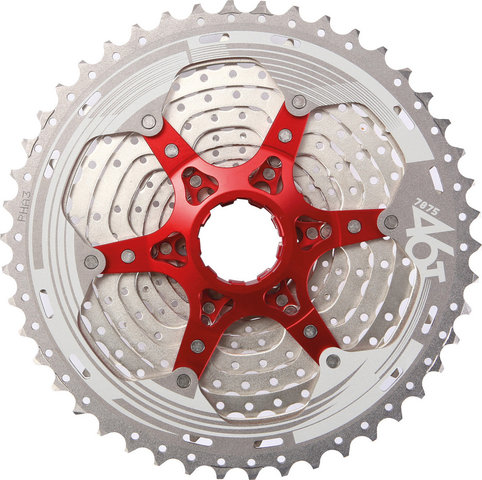 SunRace Cassette CSMX8 de 11 velocidades - metallic silver/11-46