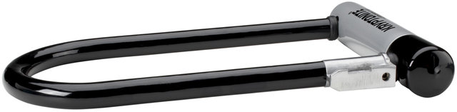 KryptoLok® Bügelschloss - schwarz-silber/10 x 22,5 cm
