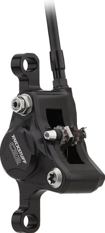 Trickstuff Piccola Carbon v+h ensemble frein à disque Flatmount / Postmount - noir-noir/Ensemble/gauche/droite (spécifique)