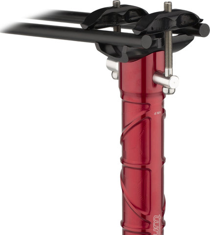 tune Leichtes Stück Seatpost, 340 mm - red/340 mm/0 mm/27,2 mm